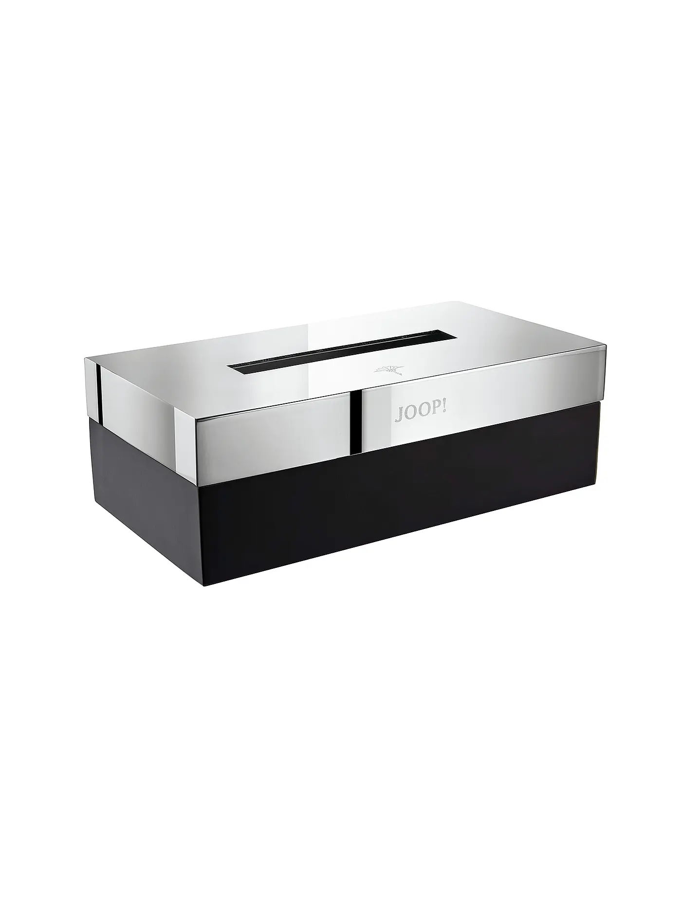 JOOP | Kleenexbox Chromeline Black 23x12cm | 